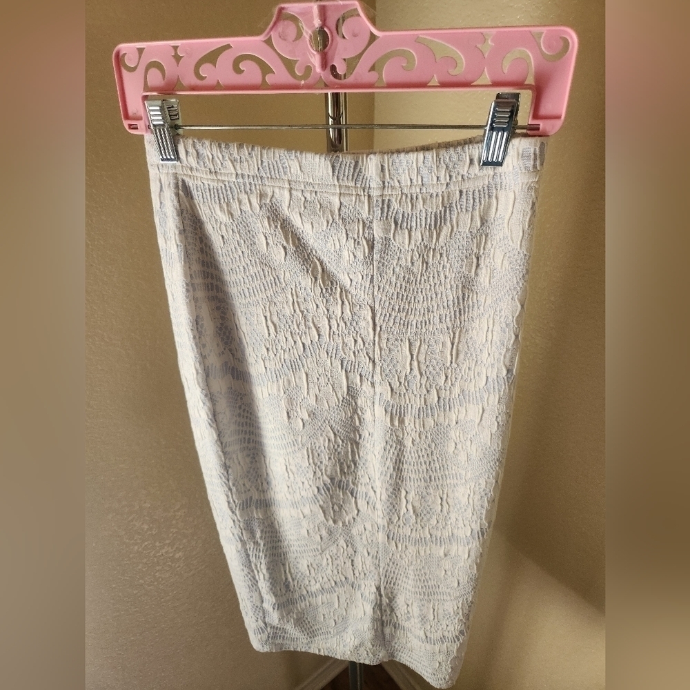 Papaya Stretch Waistband Skirt